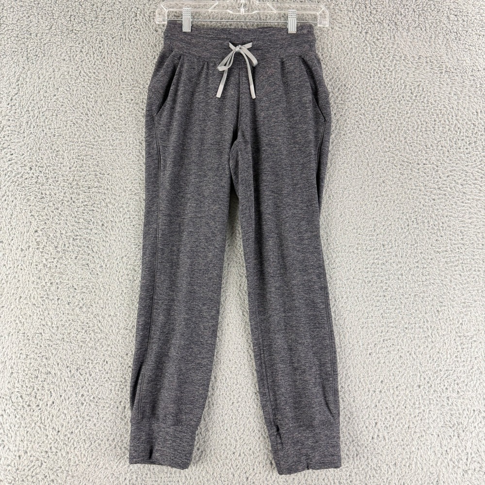 Lululemon Ready to Rulu High Rise Jogger Womens 2 Gray Heathered Rulu Sweatpant
